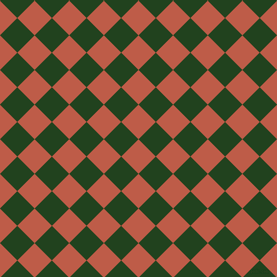 45/135 degree angle diagonal checkered chequered squares checker pattern checkers background, 48 pixel squares size, , Flame Pea and Myrtle checkers chequered checkered squares seamless tileable