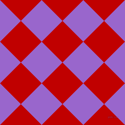 45/135 degree angle diagonal checkered chequered squares checker pattern checkers background, 97 pixel square size, , Free Speech Red and Amethyst checkers chequered checkered squares seamless tileable