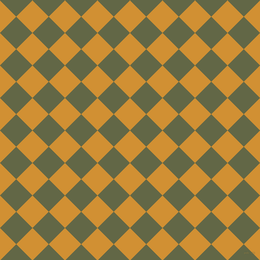 45/135 degree angle diagonal checkered chequered squares checker pattern checkers background, 74 pixel square size, , Fuel Yellow and Woodland checkers chequered checkered squares seamless tileable