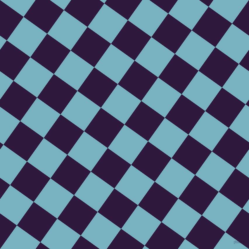 54/144 degree angle diagonal checkered chequered squares checker pattern checkers background, 99 pixel squares size, , Glacier and Blackcurrant checkers chequered checkered squares seamless tileable