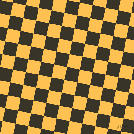 79/169 degree angle diagonal checkered chequered squares checker pattern checkers background, 43 pixel square size, , Graphite and Golden Tainoi checkers chequered checkered squares seamless tileable