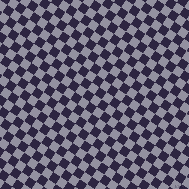 56/146 degree angle diagonal checkered chequered squares checker pattern checkers background, 30 pixel square size, , Grey Suit and Tolopea checkers chequered checkered squares seamless tileable