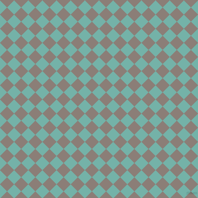 45/135 degree angle diagonal checkered chequered squares checker pattern checkers background, 34 pixel square size, , Gulf Stream and Hurricane checkers chequered checkered squares seamless tileable
