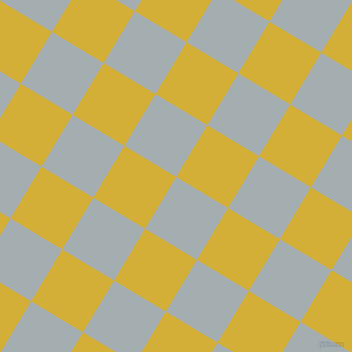 59/149 degree angle diagonal checkered chequered squares checker pattern checkers background, 87 pixel squares size, , Gull Grey and Metallic Gold checkers chequered checkered squares seamless tileable