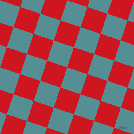 72/162 degree angle diagonal checkered chequered squares checker pattern checkers background, 69 pixel squares size, , Half Baked and Fire Engine Red checkers chequered checkered squares seamless tileable