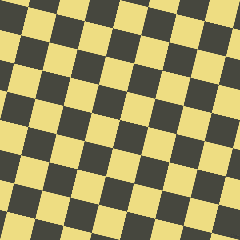 76/166 degree angle diagonal checkered chequered squares checker pattern checkers background, 117 pixel square size, , Heavy Metal and Light Goldenrod checkers chequered checkered squares seamless tileable