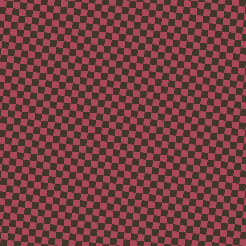 84/174 degree angle diagonal checkered chequered squares checker pattern checkers background, 22 pixel square size, , Hippie Pink and Jacko Bean checkers chequered checkered squares seamless tileable