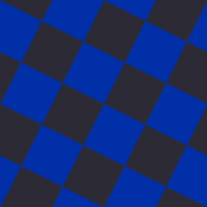 63/153 degree angle diagonal checkered chequered squares checker pattern checkers background, 162 pixel square size, , International Klein Blue and Haiti checkers chequered checkered squares seamless tileable