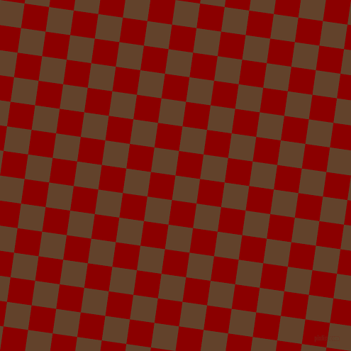 82/172 degree angle diagonal checkered chequered squares checker pattern checkers background, 35 pixel squares size, , Irish Coffee and Dark Red checkers chequered checkered squares seamless tileable