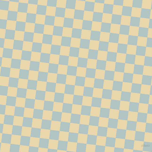 83/173 degree angle diagonal checkered chequered squares checker pattern checkers background, 40 pixel squares size, , Jungle Mist and Beeswax checkers chequered checkered squares seamless tileable