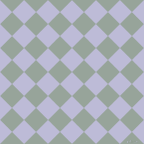 45/135 degree angle diagonal checkered chequered squares checker pattern checkers background, 55 pixel square size, , Lavender Grey and Edward checkers chequered checkered squares seamless tileable
