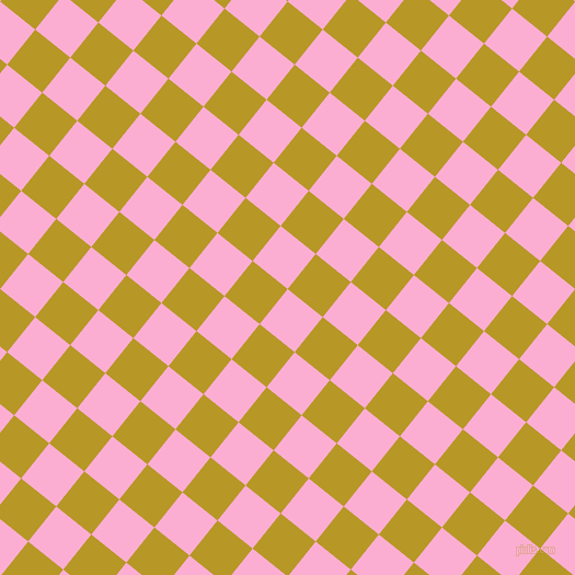 51/141 degree angle diagonal checkered chequered squares checker pattern checkers background, 41 pixel square size, , Lavender Pink and Sahara checkers chequered checkered squares seamless tileable