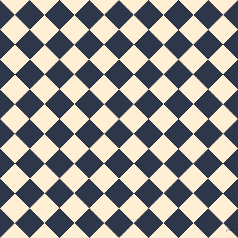45/135 degree angle diagonal checkered chequered squares checker pattern checkers background, 69 pixel squares size, , Licorice and Papaya Whip checkers chequered checkered squares seamless tileable