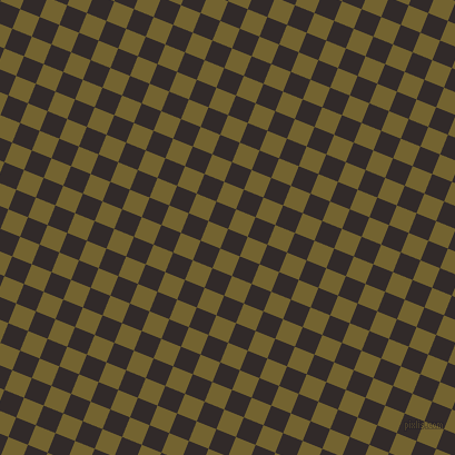 68/158 degree angle diagonal checkered chequered squares checker pattern checkers background, 19 pixel square size, , Livid Brown and Himalaya checkers chequered checkered squares seamless tileable