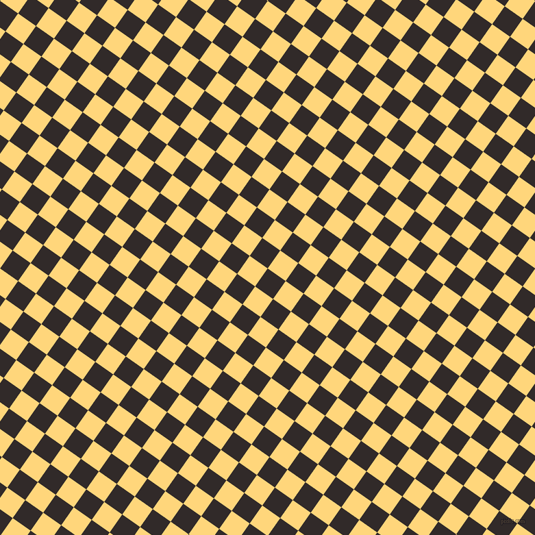 55/145 degree angle diagonal checkered chequered squares checker pattern checkers background, 32 pixel squares size, , Livid Brown and Salomie checkers chequered checkered squares seamless tileable