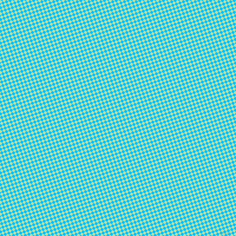63/153 degree angle diagonal checkered chequered squares checker pattern checkers background, 9 pixel square size, , Madang and Deep Sky Blue checkers chequered checkered squares seamless tileable