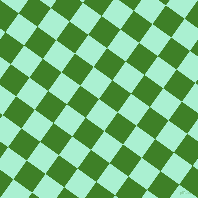 54/144 degree angle diagonal checkered chequered squares checker pattern checkers background, 76 pixel squares size, , Magic Mint and Bilbao checkers chequered checkered squares seamless tileable
