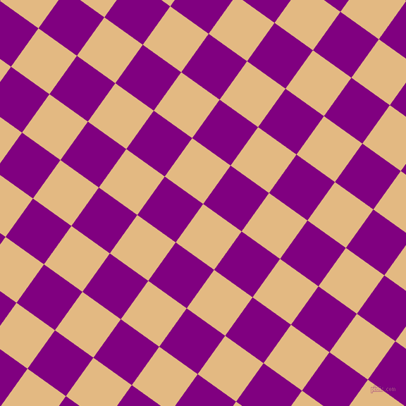 54/144 degree angle diagonal checkered chequered squares checker pattern checkers background, 67 pixel squares size, , Maize and Purple checkers chequered checkered squares seamless tileable