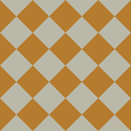 45/135 degree angle diagonal checkered chequered squares checker pattern checkers background, 76 pixel square size, , Mandalay and Mist Grey checkers chequered checkered squares seamless tileable