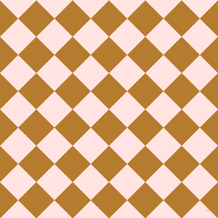 45/135 degree angle diagonal checkered chequered squares checker pattern checkers background, 89 pixel squares size, , Mandalay and Misty Rose checkers chequered checkered squares seamless tileable
