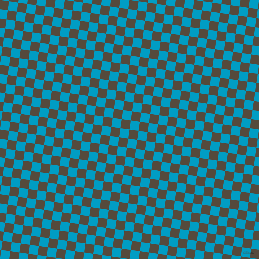 82/172 degree angle diagonal checkered chequered squares checker pattern checkers background, 31 pixel squares size, , Metallic Bronze and Pacific Blue checkers chequered checkered squares seamless tileable