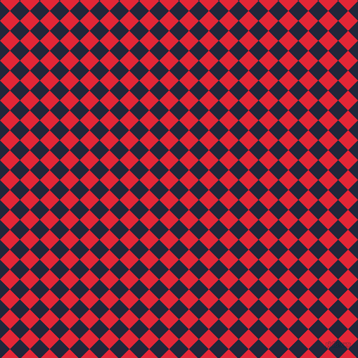 45/135 degree angle diagonal checkered chequered squares checker pattern checkers background, 20 pixel square size, , Midnight Express and Alizarin checkers chequered checkered squares seamless tileable