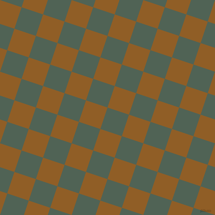 72/162 degree angle diagonal checkered chequered squares checker pattern checkers background, 75 pixel squares size, , Mineral Green and Afghan Tan checkers chequered checkered squares seamless tileable