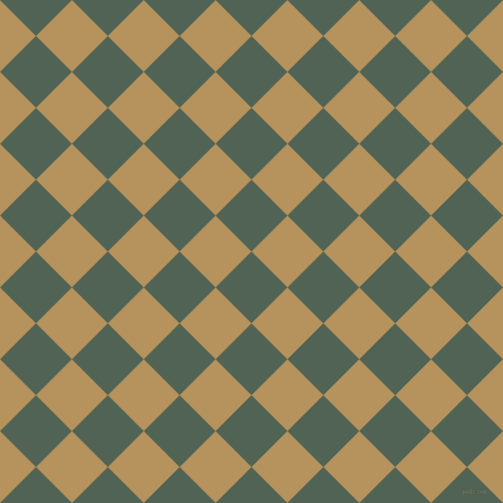 45/135 degree angle diagonal checkered chequered squares checker pattern checkers background, 72 pixel square size, , Mineral Green and Barley Corn checkers chequered checkered squares seamless tileable