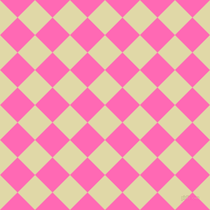 45/135 degree angle diagonal checkered chequered squares checker pattern checkers background, 49 pixel square size, , Mint Julep and Hot Pink checkers chequered checkered squares seamless tileable