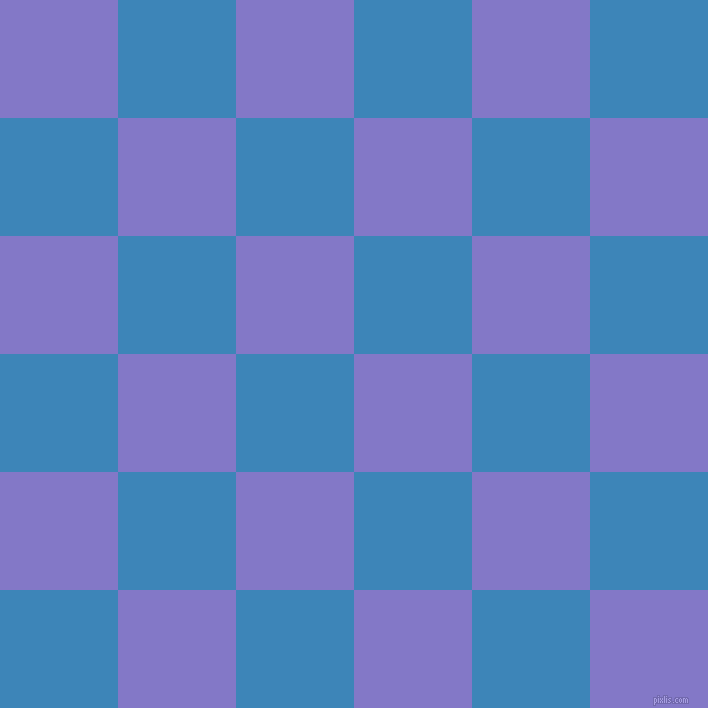 checkered chequered squares checkers background checker pattern, 118 pixel square size, , Moody Blue and Curious Blue checkers chequered checkered squares seamless tileable