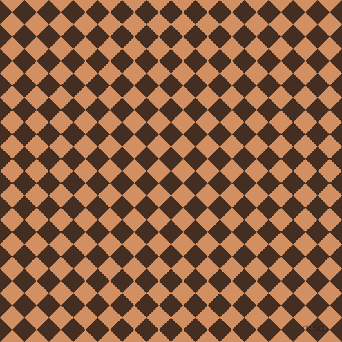 45/135 degree angle diagonal checkered chequered squares checker pattern checkers background, 25 pixel square size, , Morocco Brown and Whiskey checkers chequered checkered squares seamless tileable