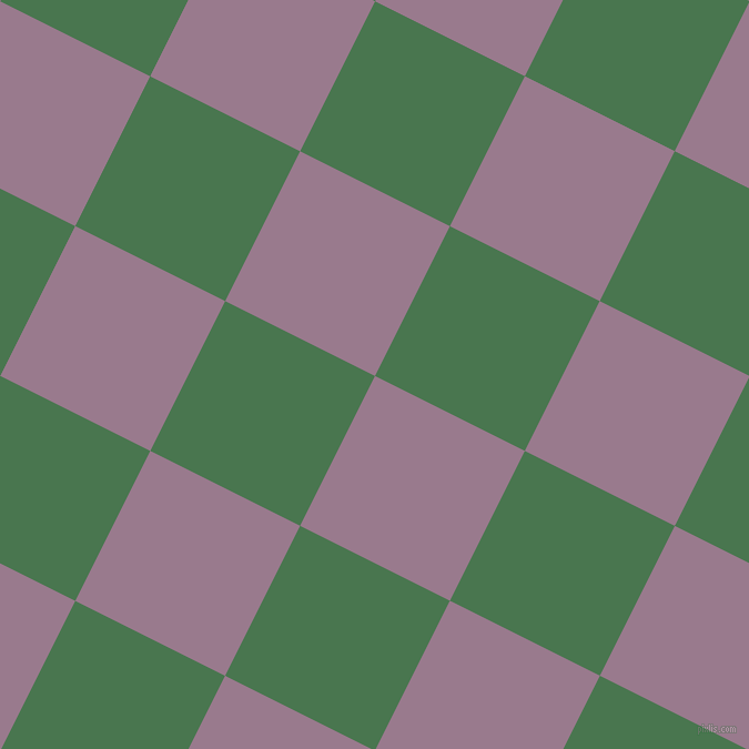 63/153 degree angle diagonal checkered chequered squares checker pattern checkers background, 151 pixel square size, , Mountbatten Pink and Killarney checkers chequered checkered squares seamless tileable