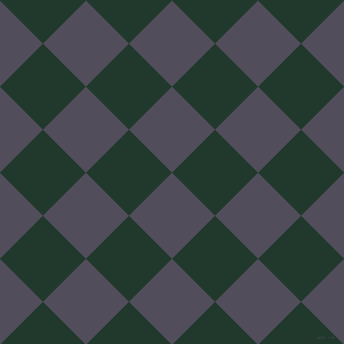 45/135 degree angle diagonal checkered chequered squares checker pattern checkers background, 121 pixel square size, , Mulled Wine and Palm Green checkers chequered checkered squares seamless tileable