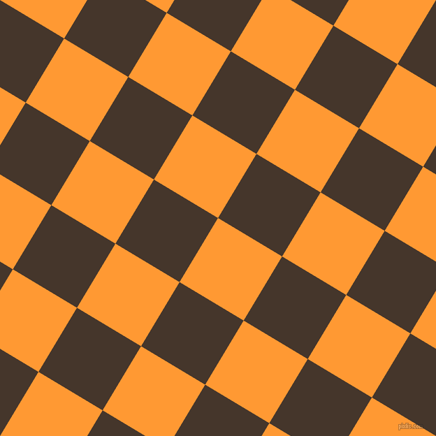59/149 degree angle diagonal checkered chequered squares checker pattern checkers background, 107 pixel squares size, , Neon Carrot and Dark Rum checkers chequered checkered squares seamless tileable