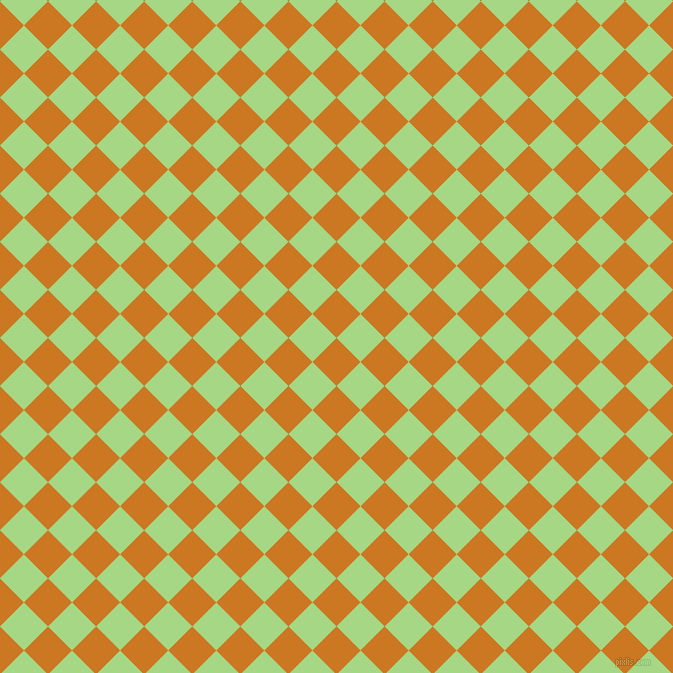 45/135 degree angle diagonal checkered chequered squares checker pattern checkers background, 34 pixel square size, , Ochre and Feijoa checkers chequered checkered squares seamless tileable