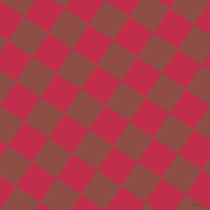 56/146 degree angle diagonal checkered chequered squares checker pattern checkers background, 95 pixel square size, , Old Rose and El Salva checkers chequered checkered squares seamless tileable