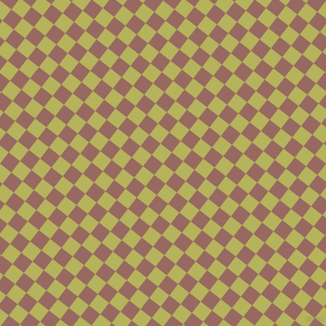 52/142 degree angle diagonal checkered chequered squares checker pattern checkers background, 29 pixel square size, , Olive Green and Dark Chestnut checkers chequered checkered squares seamless tileable