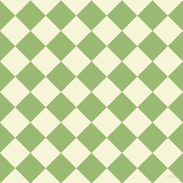 45/135 degree angle diagonal checkered chequered squares checker pattern checkers background, 73 pixel square size, , Olivine and Hint Of Yellow checkers chequered checkered squares seamless tileable
