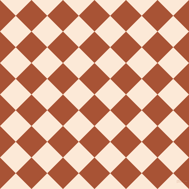 45/135 degree angle diagonal checkered chequered squares checker pattern checkers background, 74 pixel square size, , Orange Roughy and Serenade checkers chequered checkered squares seamless tileable