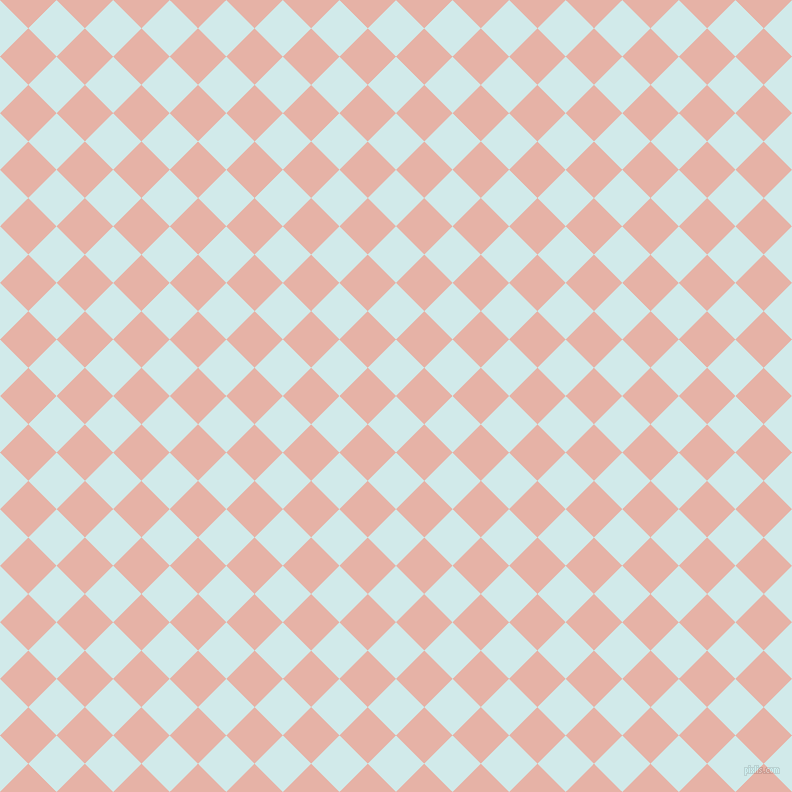 45/135 degree angle diagonal checkered chequered squares checker pattern checkers background, 40 pixel squares size, , Oyster Bay and Shilo checkers chequered checkered squares seamless tileable