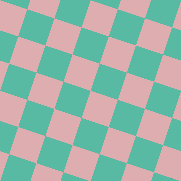 72/162 degree angle diagonal checkered chequered squares checker pattern checkers background, 118 pixel square size, , Pale Chestnut and Puerto Rico checkers chequered checkered squares seamless tileable