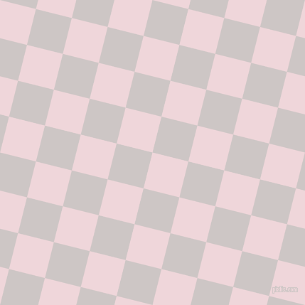 76/166 degree angle diagonal checkered chequered squares checker pattern checkers background, 52 pixel squares size, , Pale Rose and Alto checkers chequered checkered squares seamless tileable