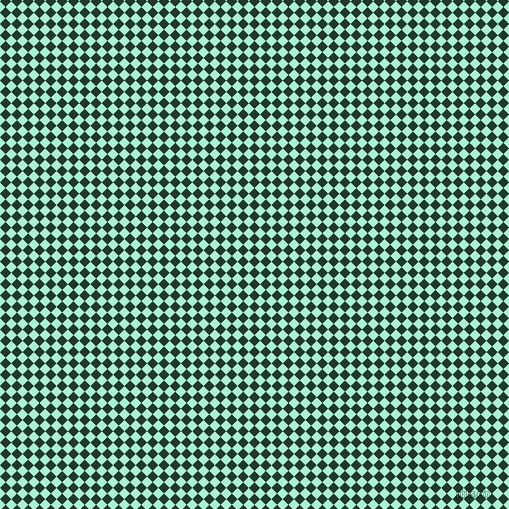 45/135 degree angle diagonal checkered chequered squares checker pattern checkers background, 8 pixel squares size, , Palm Green and Magic Mint checkers chequered checkered squares seamless tileable