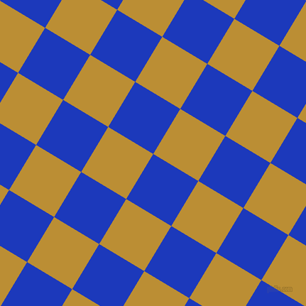 59/149 degree angle diagonal checkered chequered squares checker pattern checkers background, 74 pixel square size, , Persian Blue and Hokey Pokey checkers chequered checkered squares seamless tileable