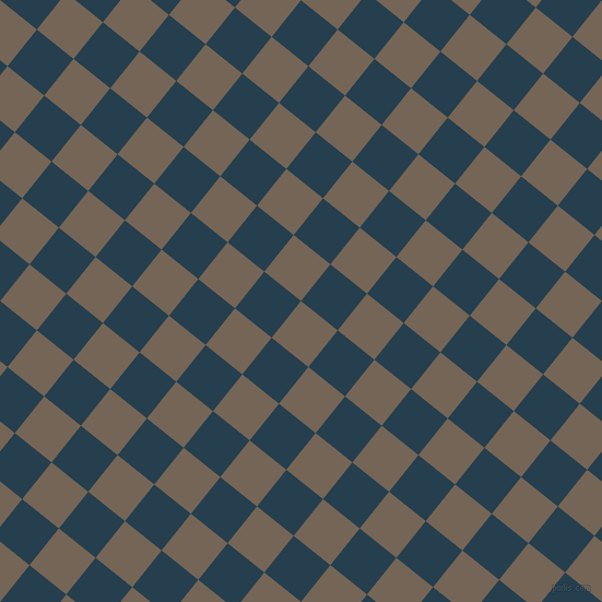 51/141 degree angle diagonal checkered chequered squares checker pattern checkers background, 43 pixel squares size, , Pine Cone and Nile Blue checkers chequered checkered squares seamless tileable