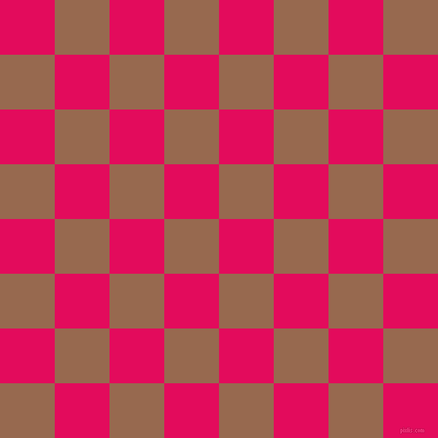 checkered chequered squares checkers background checker pattern, 79 pixel squares size, , Razzmatazz and Dark Tan checkers chequered checkered squares seamless tileable