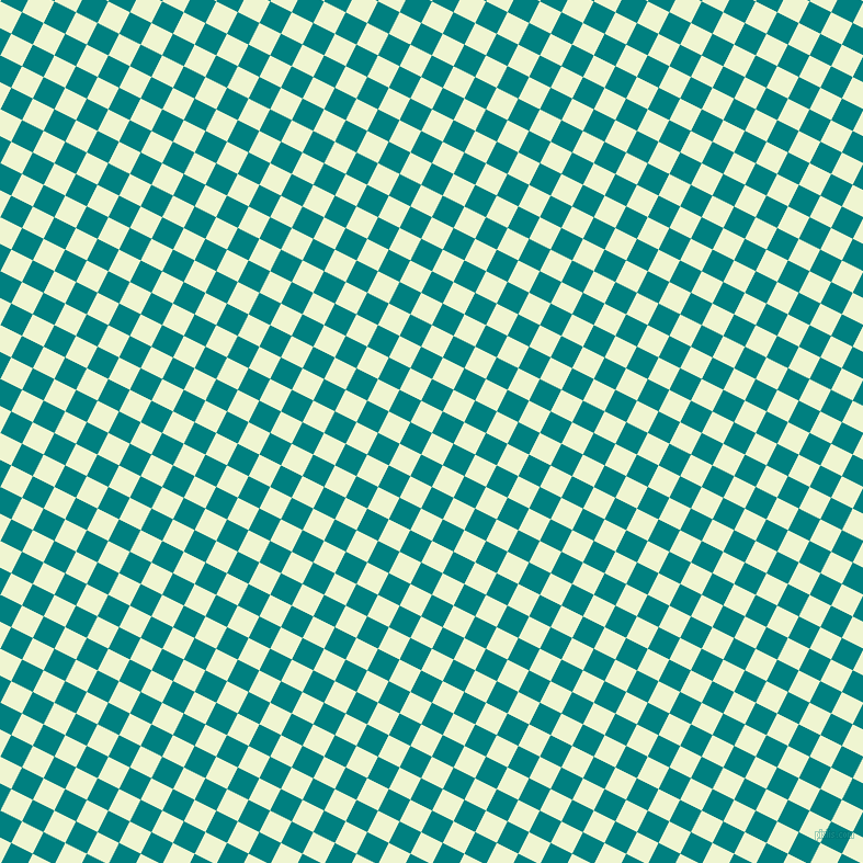 63/153 degree angle diagonal checkered chequered squares checker pattern checkers background, 22 pixel squares size, , Rice Flower and Teal checkers chequered checkered squares seamless tileable