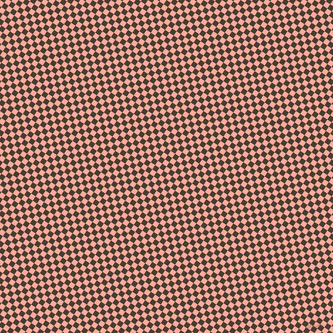 56/146 degree angle diagonal checkered chequered squares checker pattern checkers background, 10 pixel square size, , Rose Bud and Taupe checkers chequered checkered squares seamless tileable