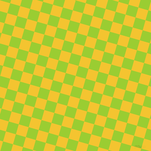 74/164 degree angle diagonal checkered chequered squares checker pattern checkers background, 34 pixel square size, , Saffron and Yellow Green checkers chequered checkered squares seamless tileable