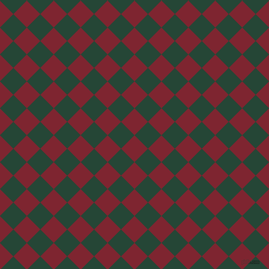 45/135 degree angle diagonal checkered chequered squares checker pattern checkers background, 38 pixel squares size, , Scarlett and Bottle Green checkers chequered checkered squares seamless tileable